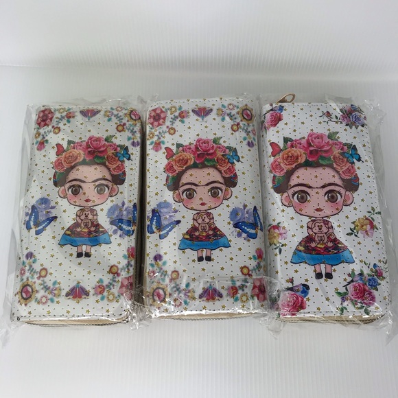 Frida Kahlo Wallets / avocado wallets - Picture 4 of 10